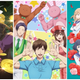 Key art for summer anime shows The Dungeon of Black Company, Life Lessons with Uramichi Oniisan, and Kageki Shojo.
